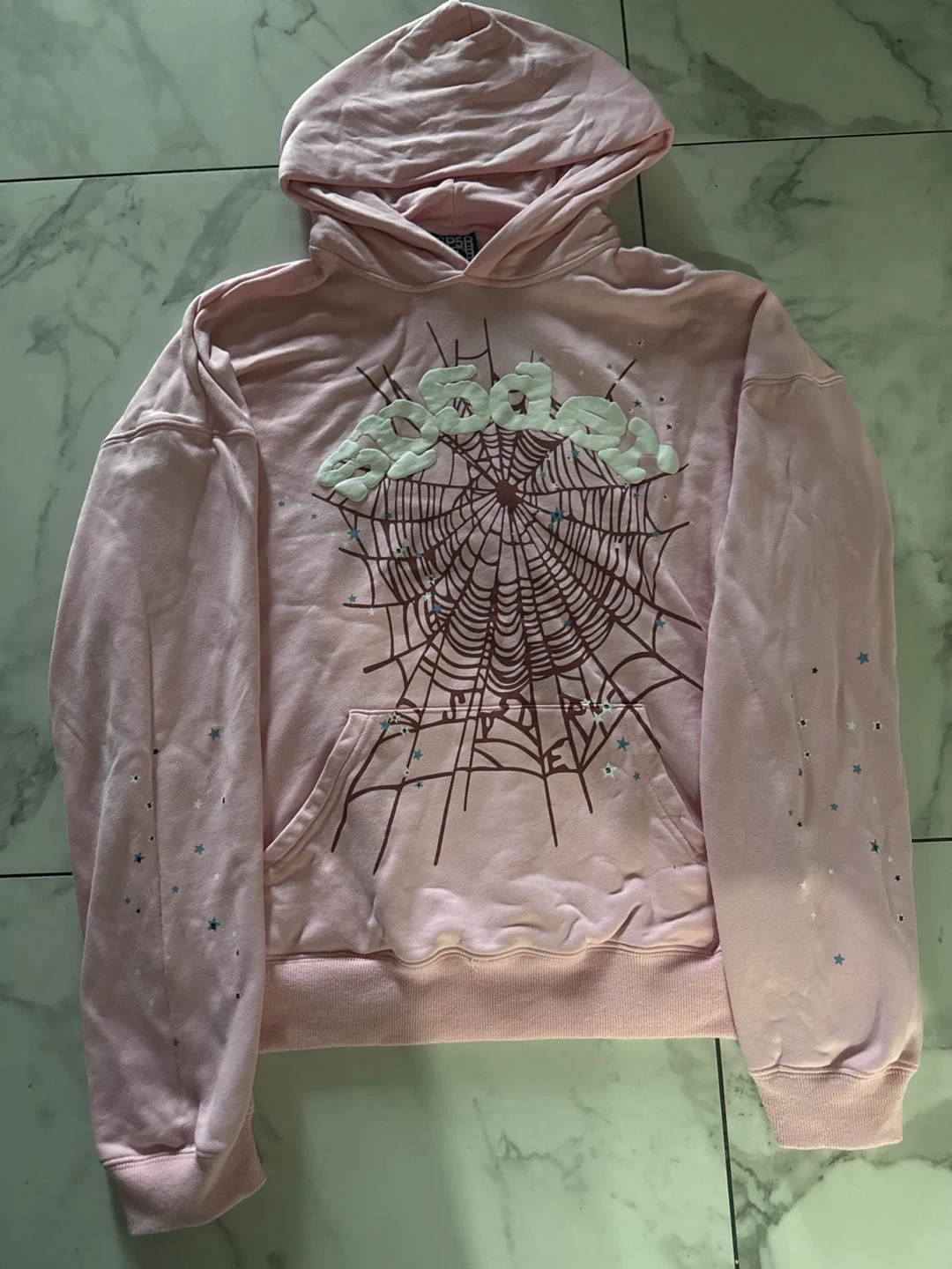 SP5R Spiderweb Hoodie XL Pink
