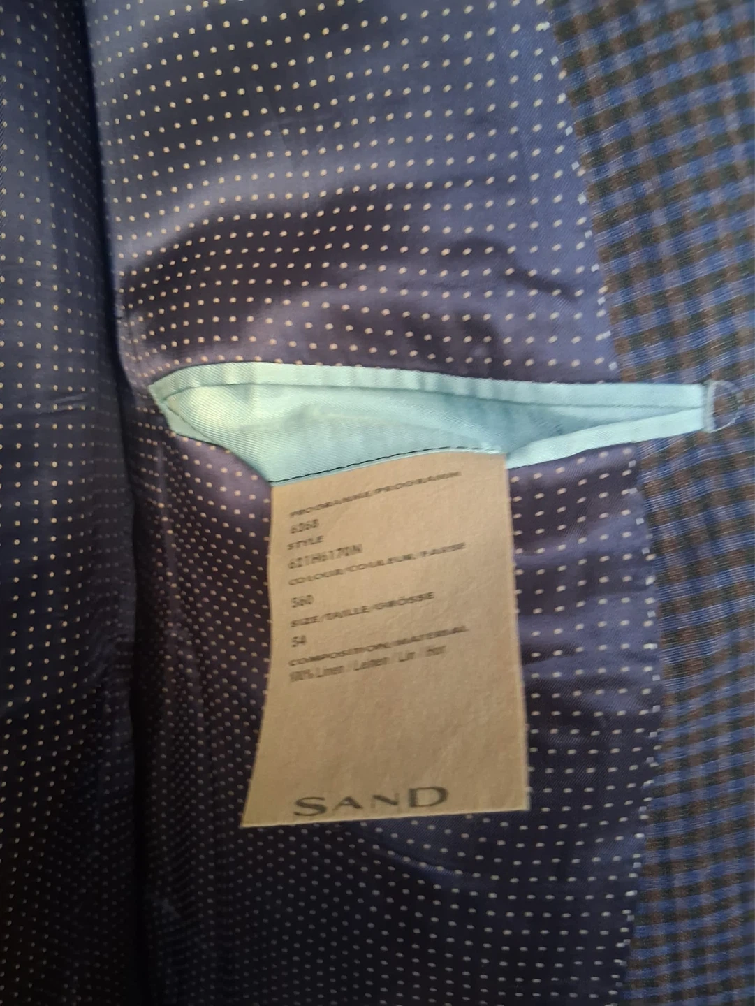 SAND COPENHAGEN Blazer blue size 54 EU - photo 4