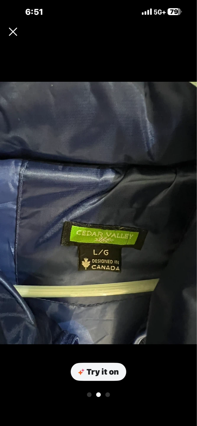 Cedar Valley Puffer Vest L/G Navy Blue - photo 3