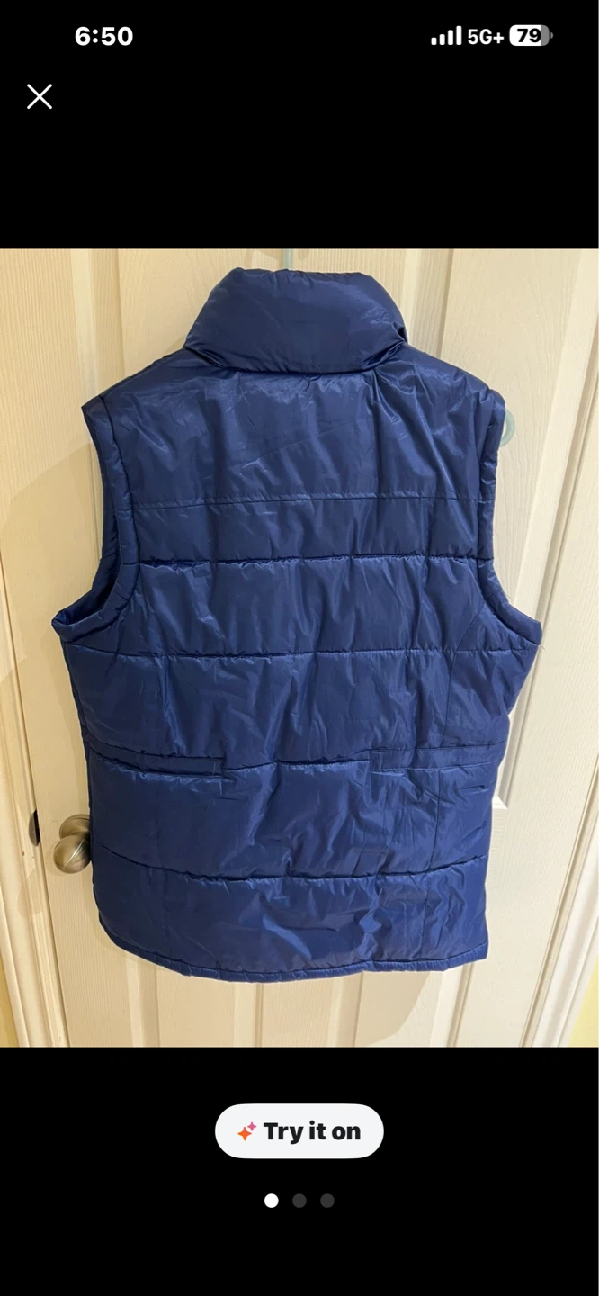 Cedar Valley Puffer Vest L/G Navy Blue - photo 2