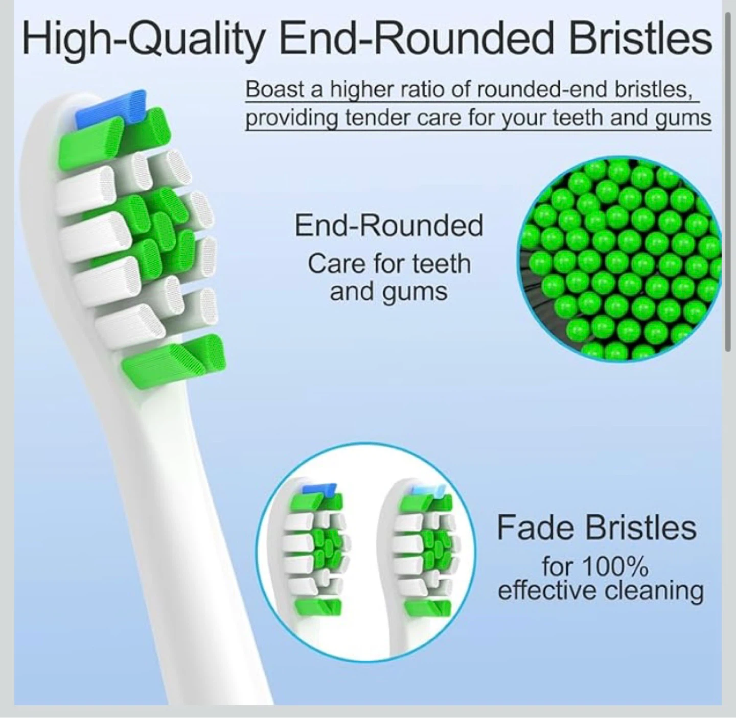 Replacement Toothbrush Head Compatible with Philips Sonicare - photo 2