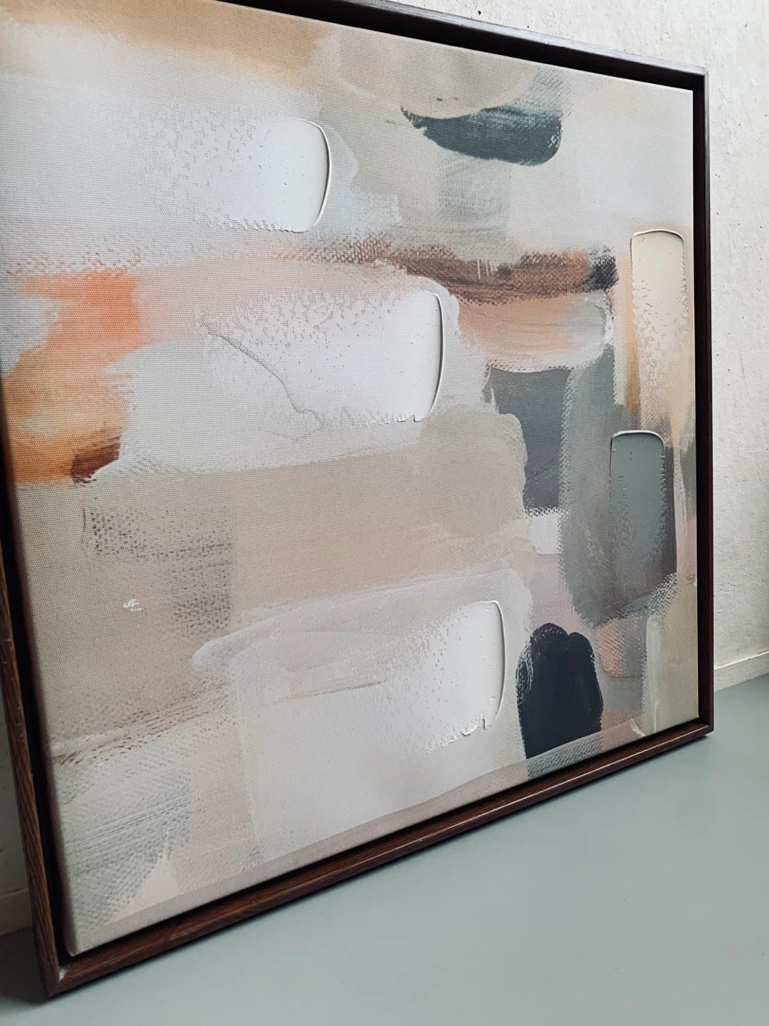 Framed Abstract Canvas Wall Art - photo 4