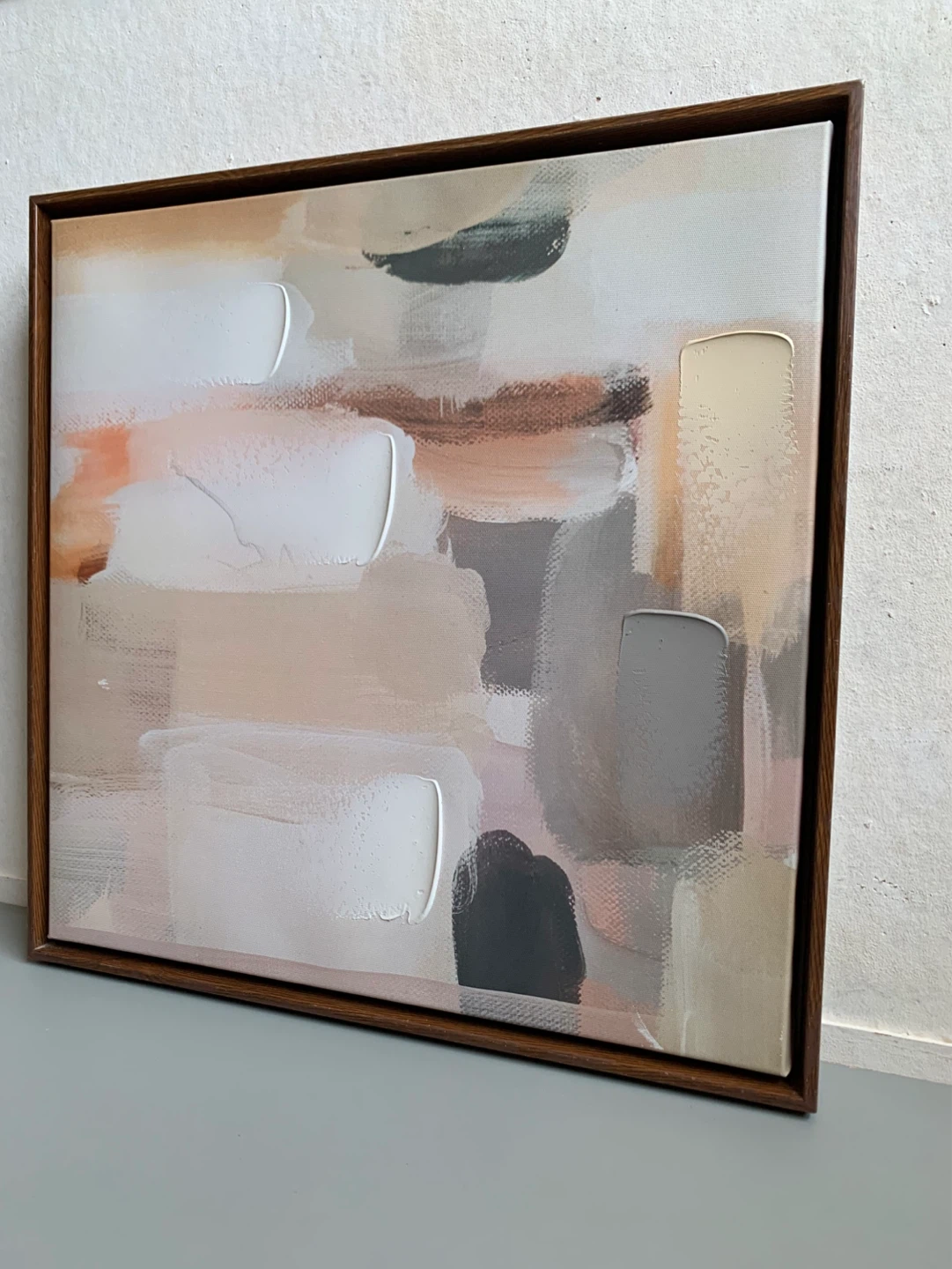 Framed Abstract Canvas Wall Art - photo 3
