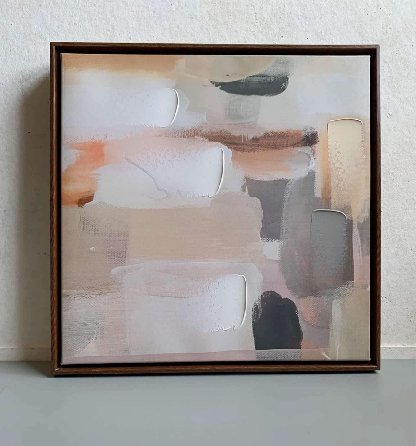 Framed Abstract Canvas Wall Art - photo 5