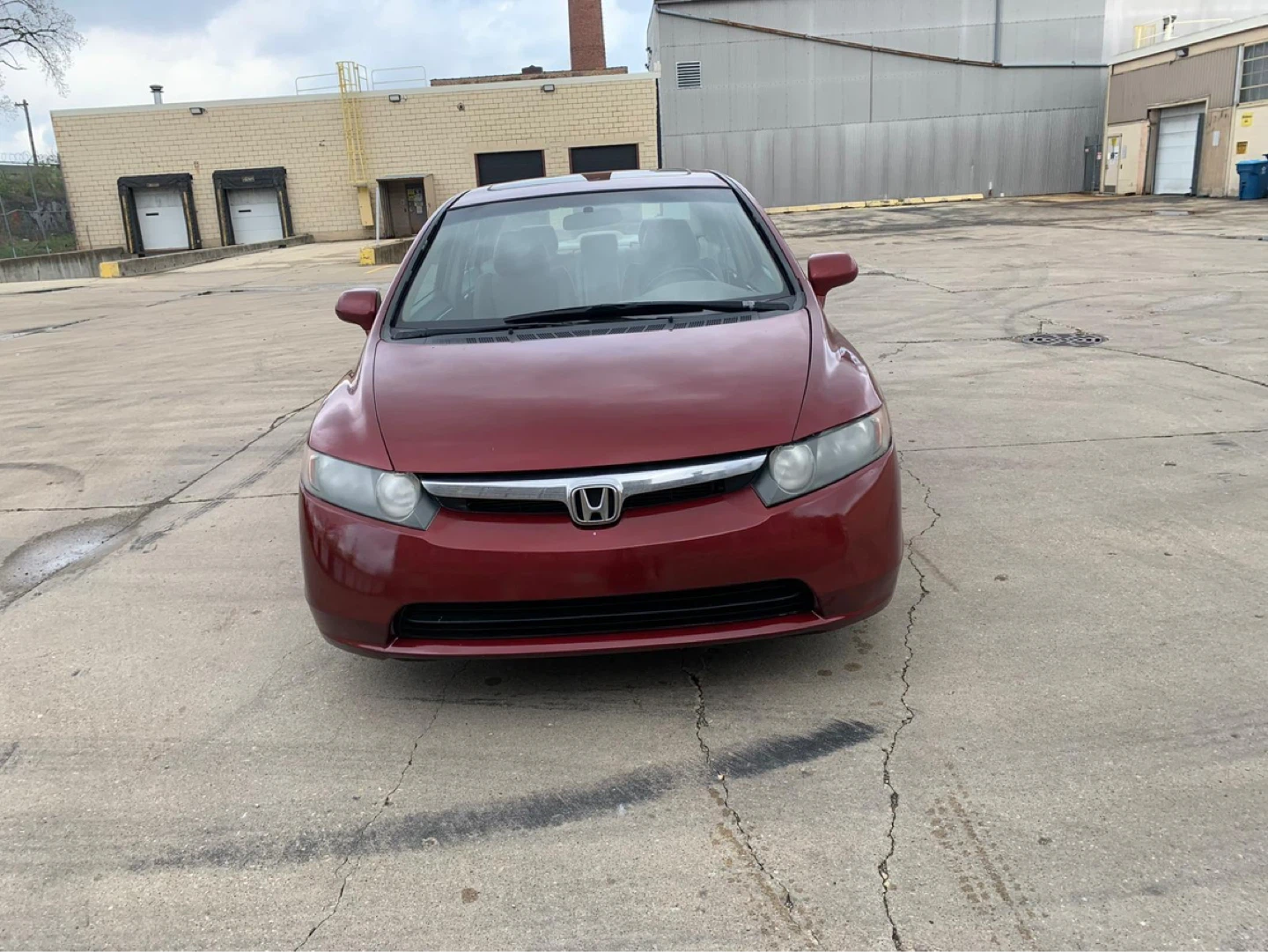 2008 Red Honda Civic Sedan - photo 2