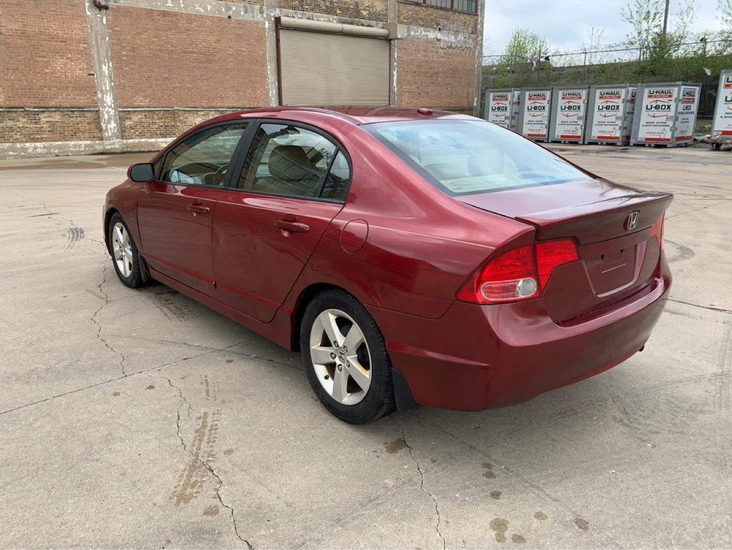 2008 Red Honda Civic Sedan - photo 3