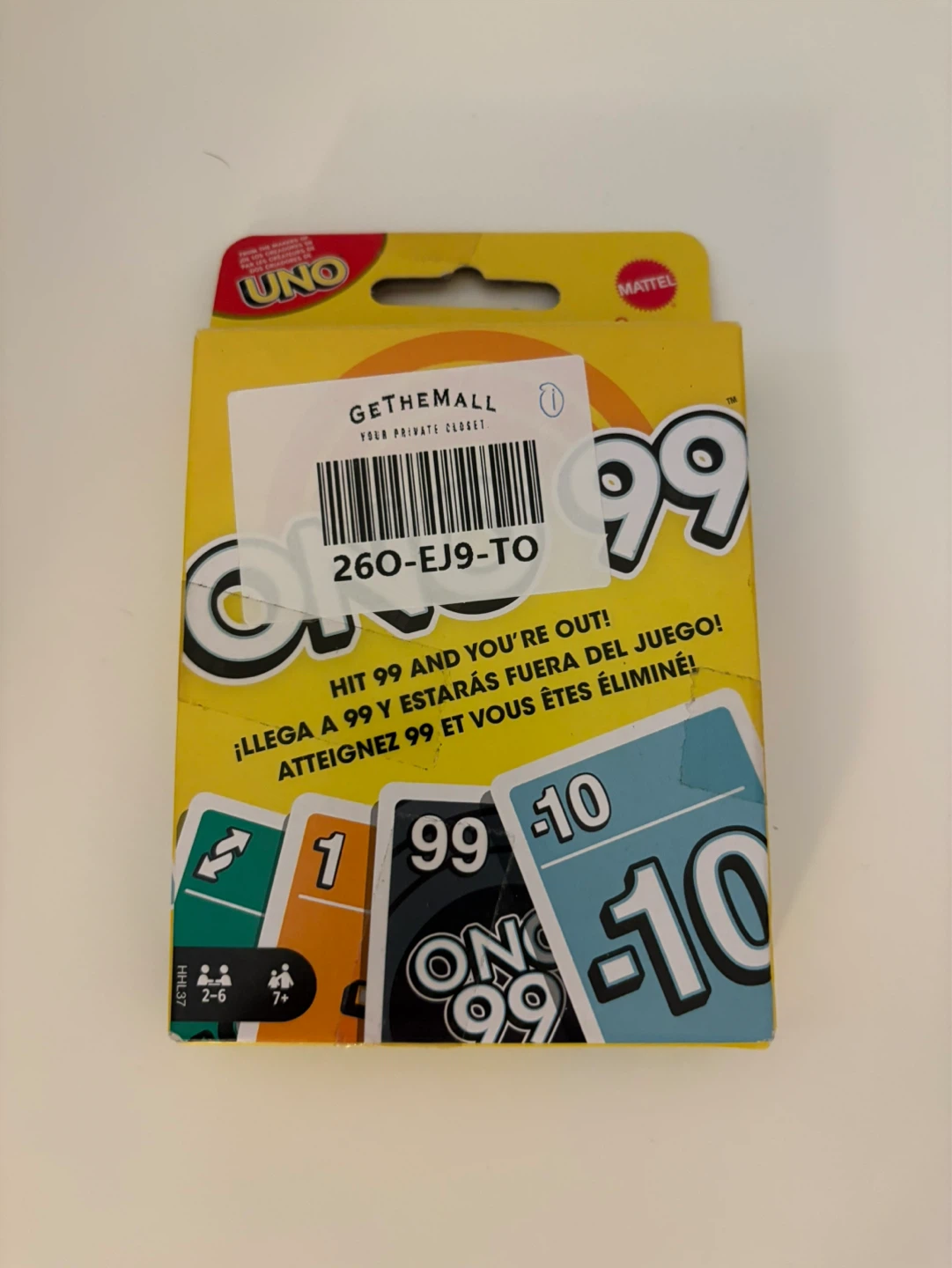 UNO ONO 99 Card Game