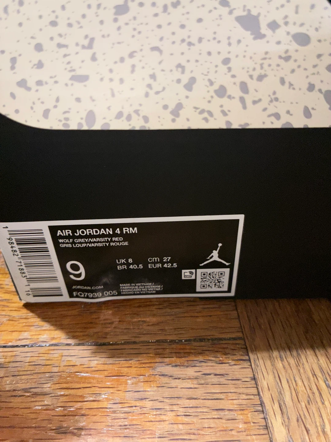Air Jordan 4 Rm wolf grey (size 9) - photo 5