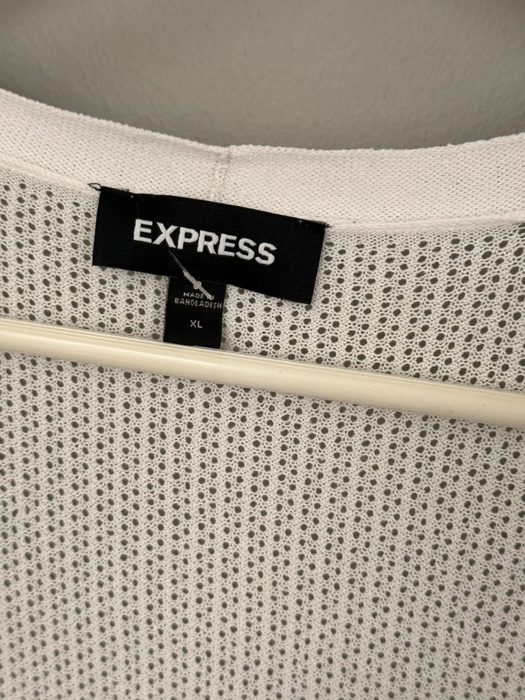 Express White Long Cardigan Sweater XL - photo 2