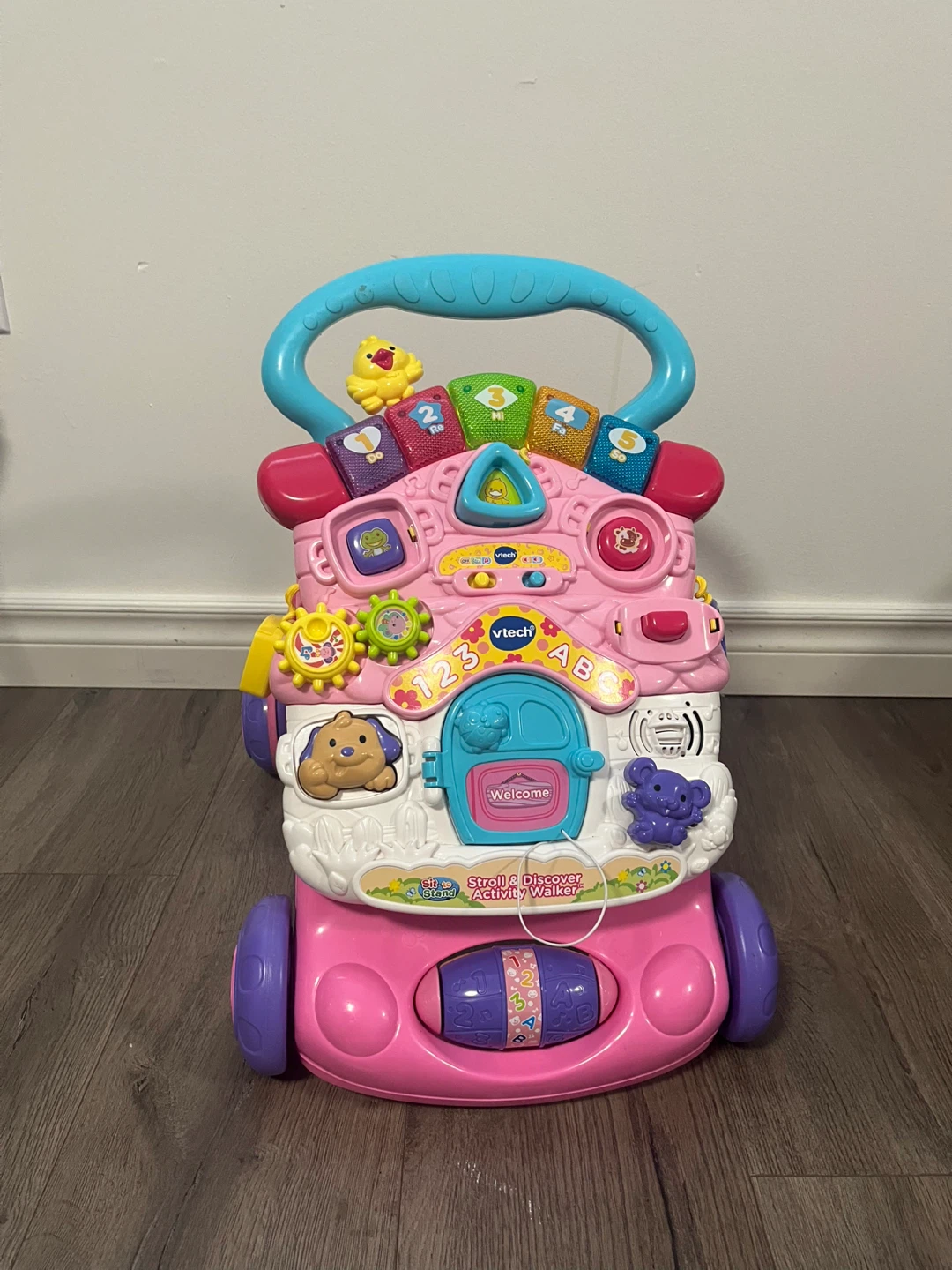VTech Stroll & Discover Activity Walker - Pink