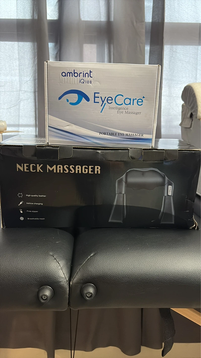 Ambrint Eye Care IQ100 and Neck Massager Set