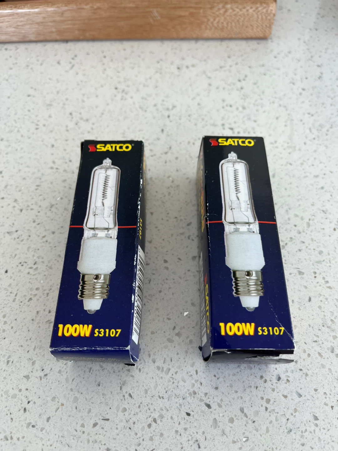 SATCO 100W Halogen Bulb JD Mini Can E11 Base (2 Pack)