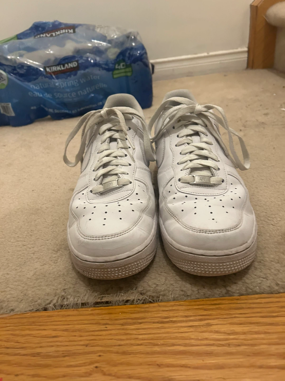 Nike Air Force 1 White Sneakers - photo 2
