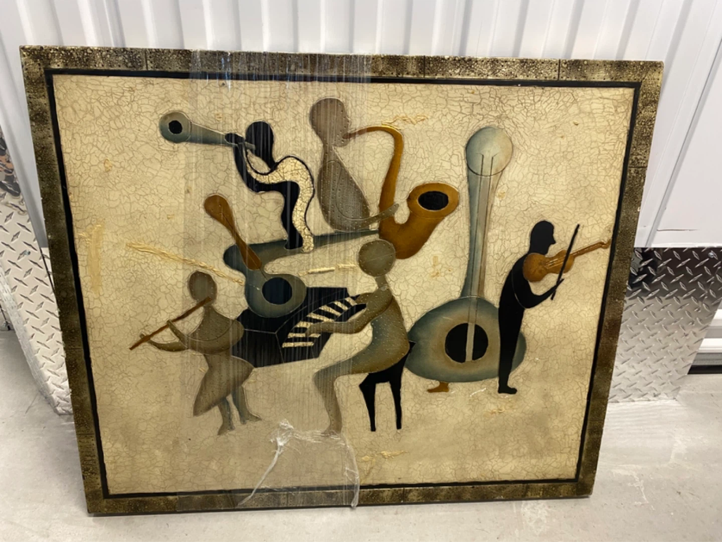 Wall Art Decor with Musical Figures