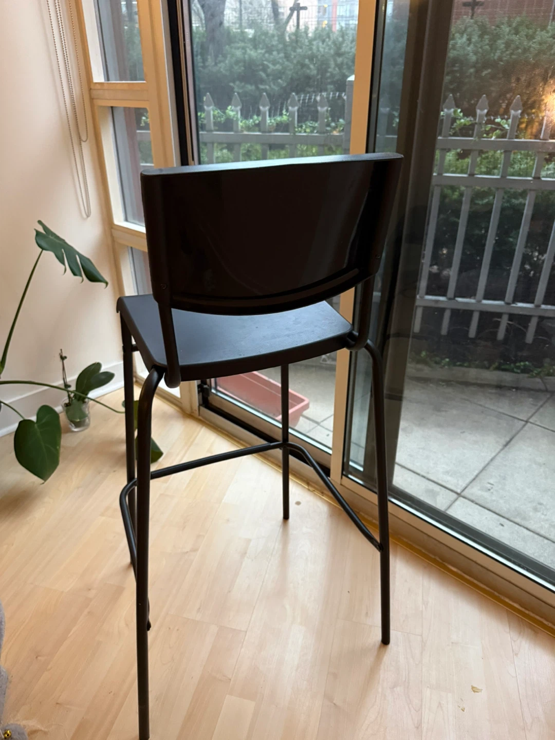 Ikea Stig Black Bar Stools x 2 - photo 2