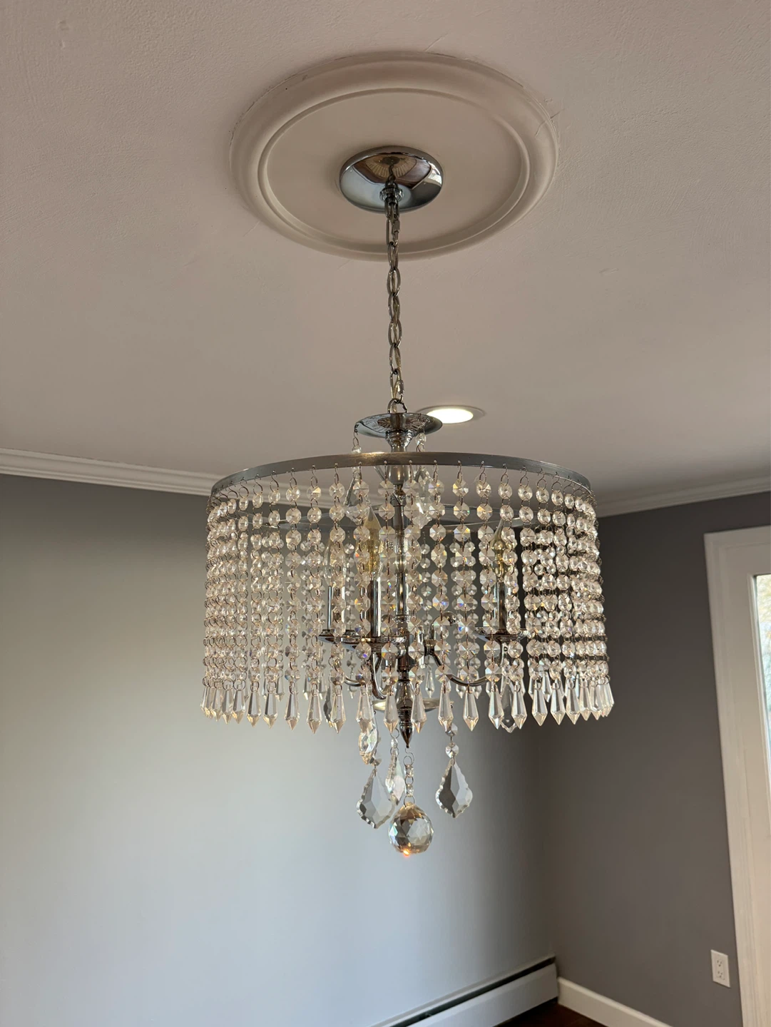 Crystal Chandelier Pendant Light Fixture