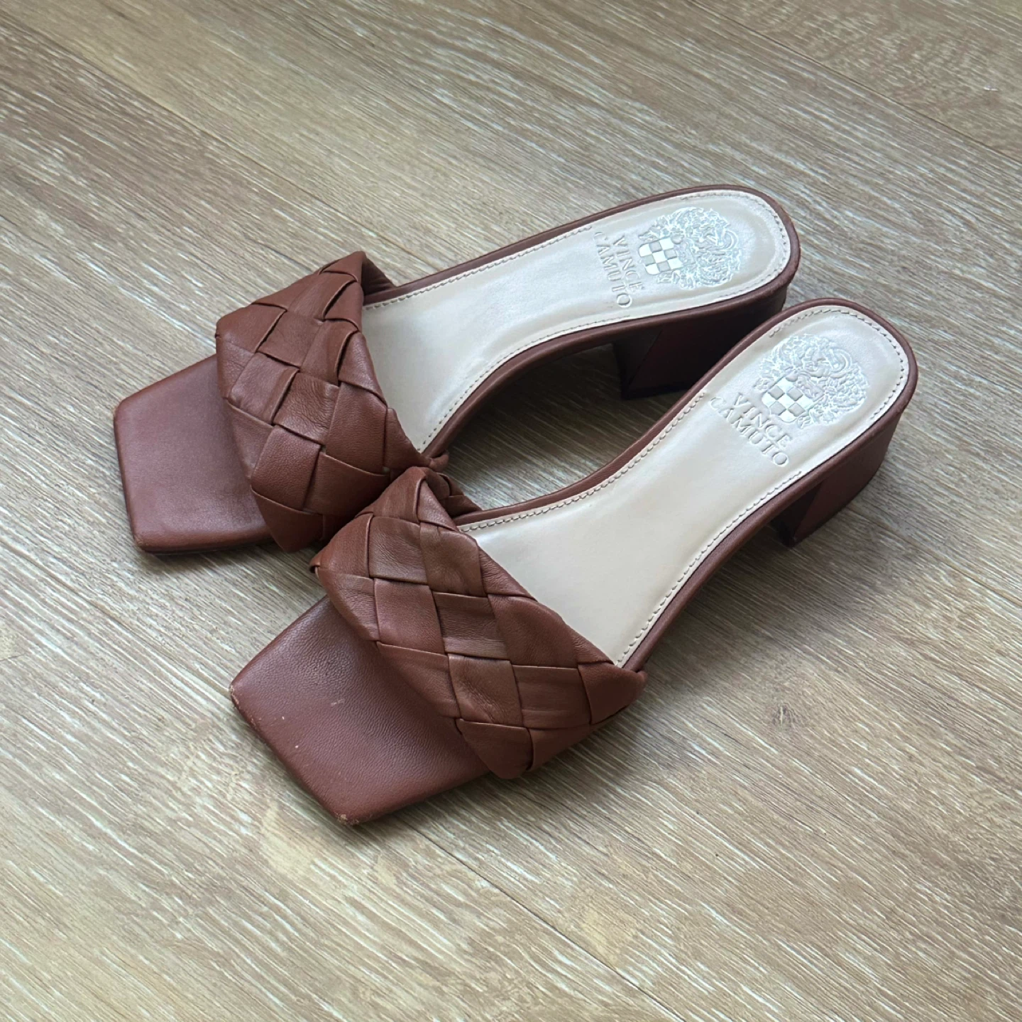 Vince Camuto Woven Slide Sandals