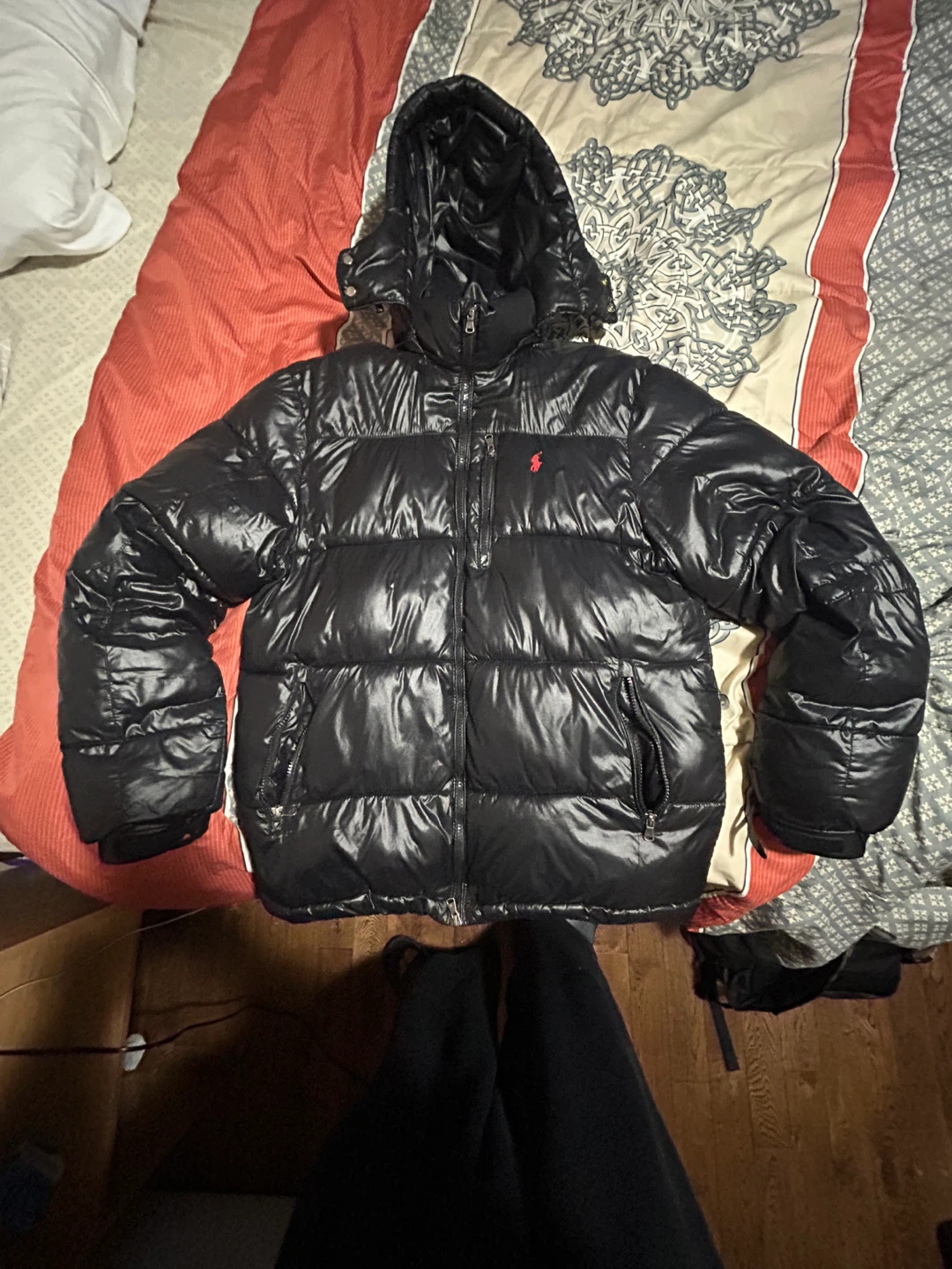 POLO black puffer jacket