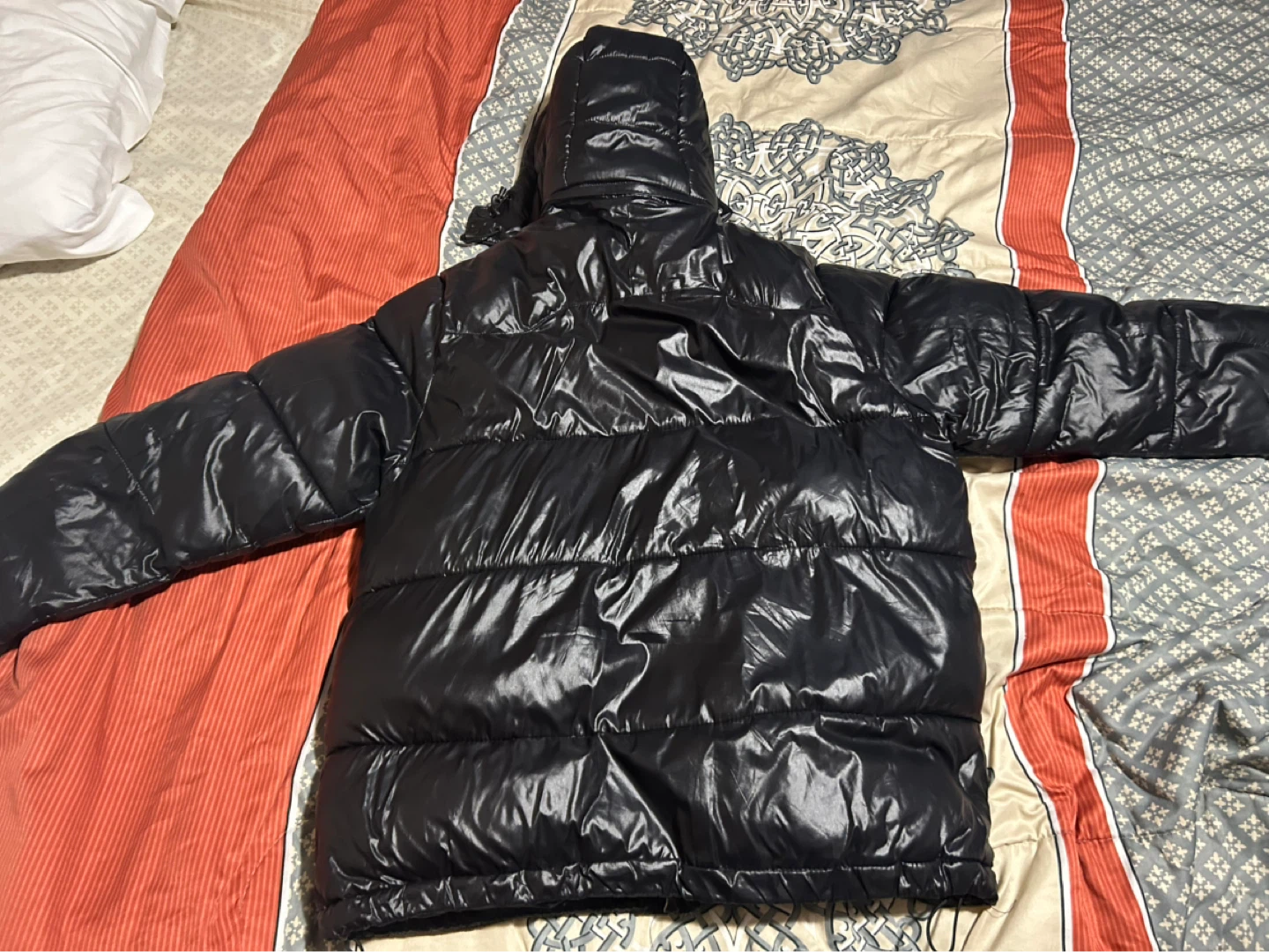 POLO black puffer jacket - photo 2