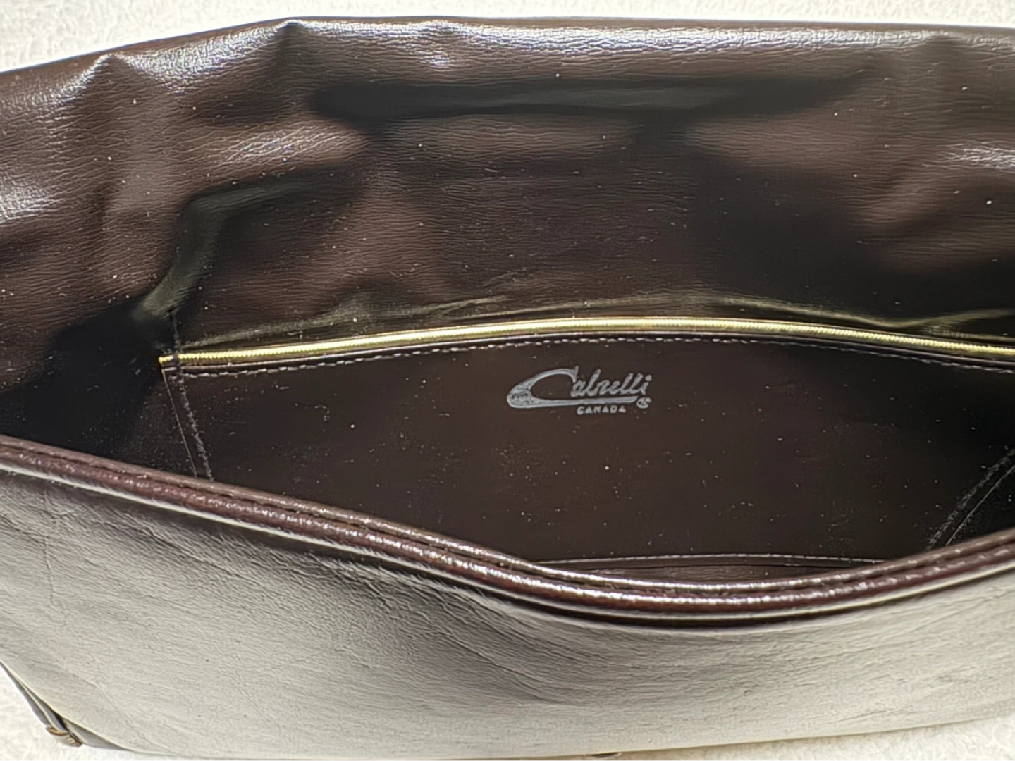 Cabrelli Canada Dark Brown Clutch Bag - photo 4