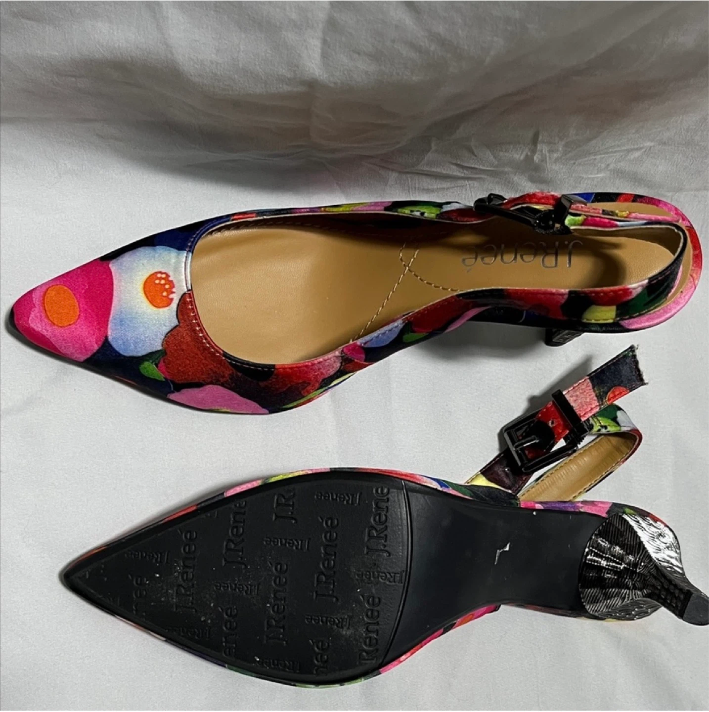 J. Renee Floral Slingback Heels - photo 5