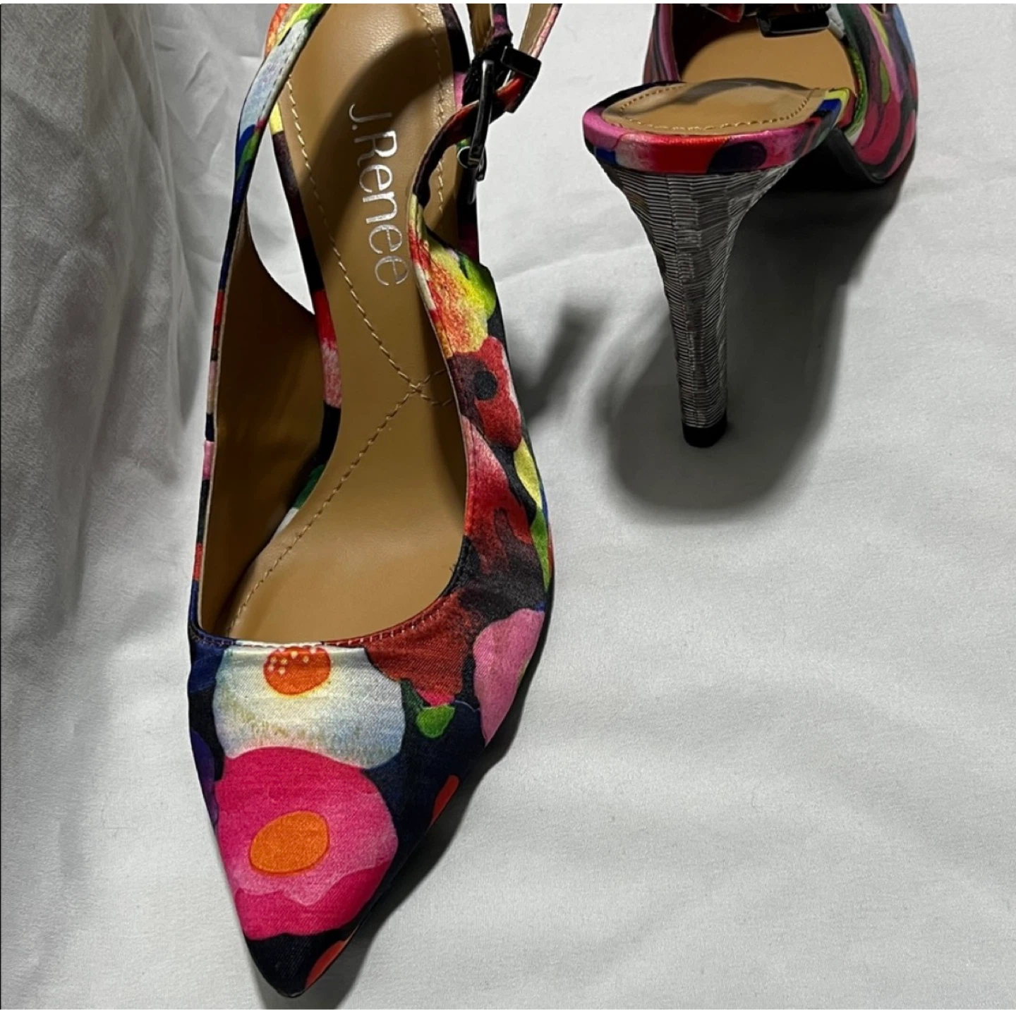 J. Renee Floral Slingback Heels - photo 2