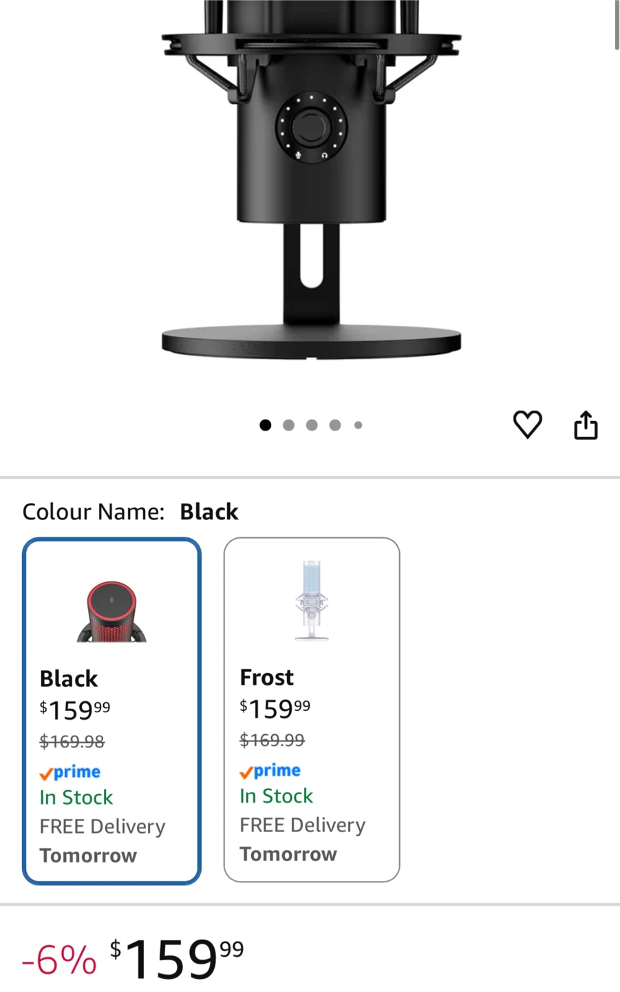 hyperx mic with free stand - photo 4