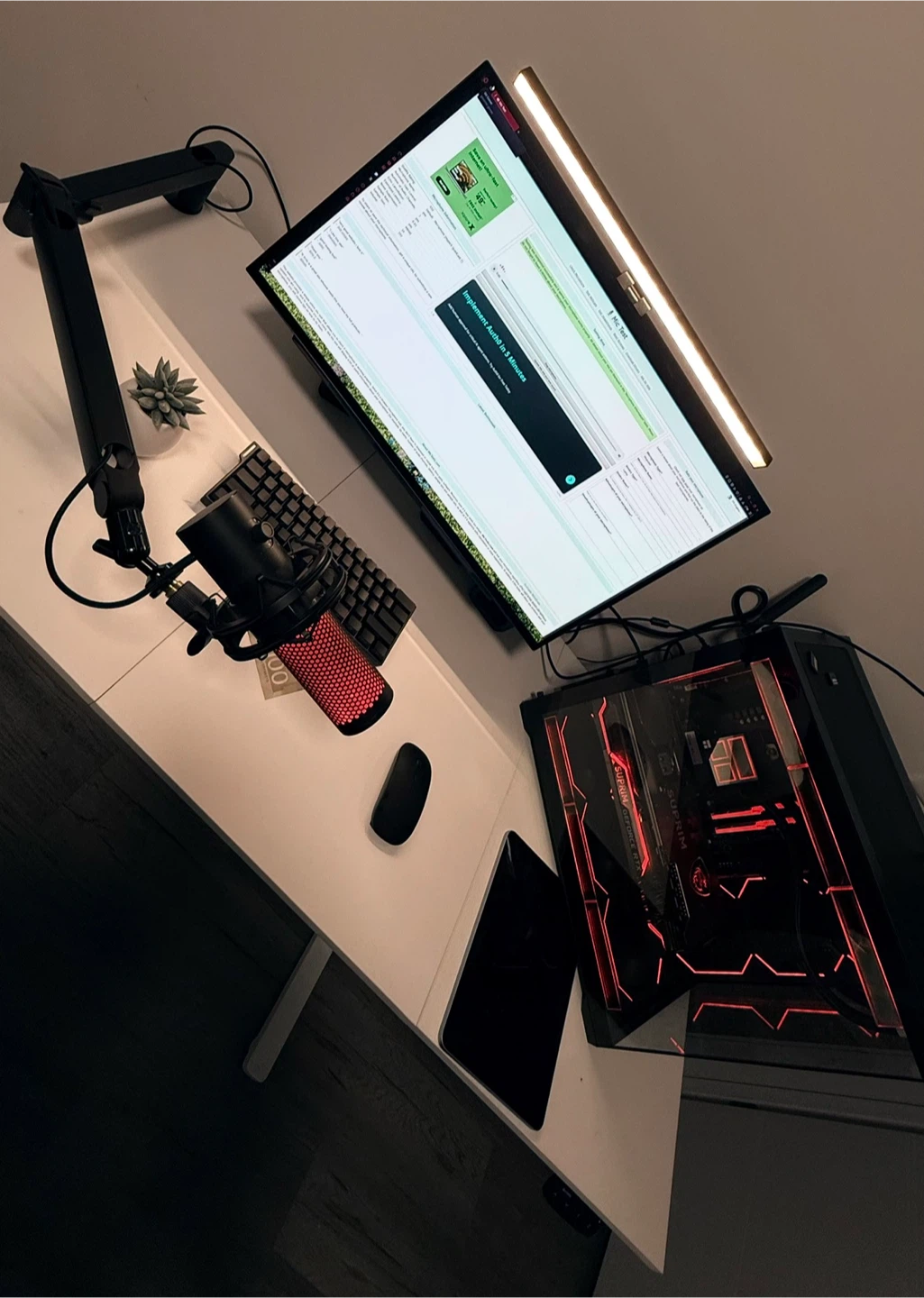 hyperx mic with free stand - photo 3