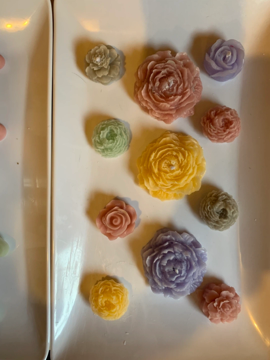 Handmade beeswax  unscented  candles