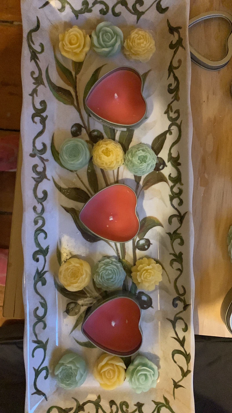 Handmade beeswax  unscented  candles - photo 3