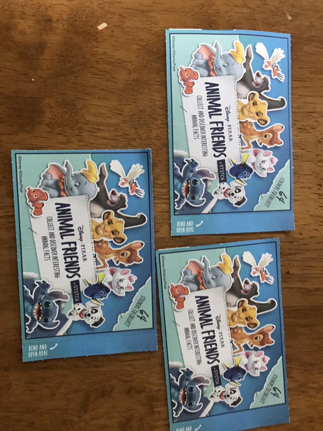 Disney Pixar Animal Friends Sticker Pack
