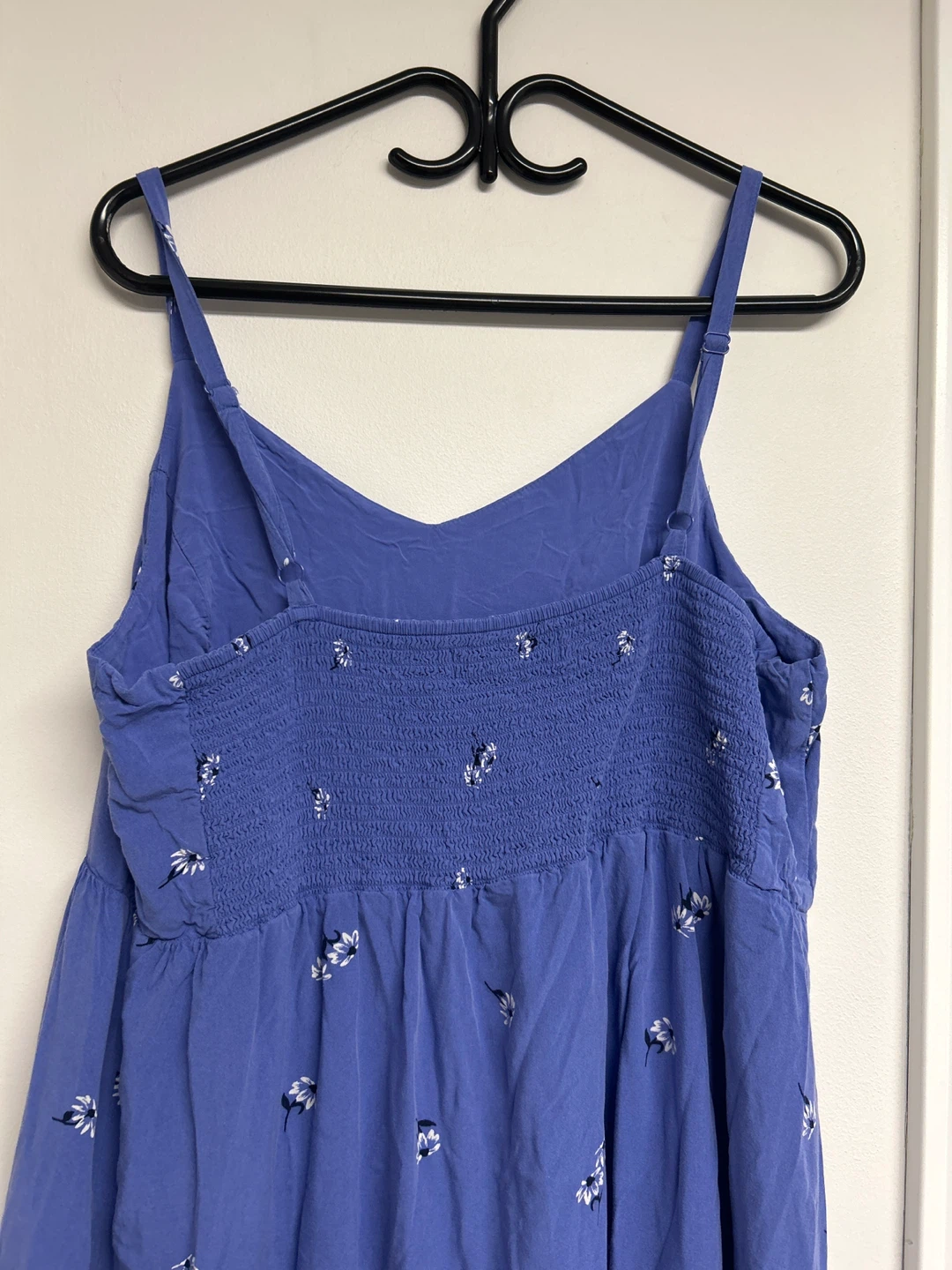 Old Navy Smocked Tiered Dress - Lavender Floral Print - XL - photo 2