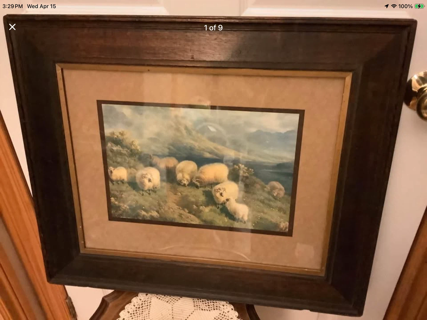 Ant Lithograph “Among the Heather” by Artist J. W. Crane 🐞