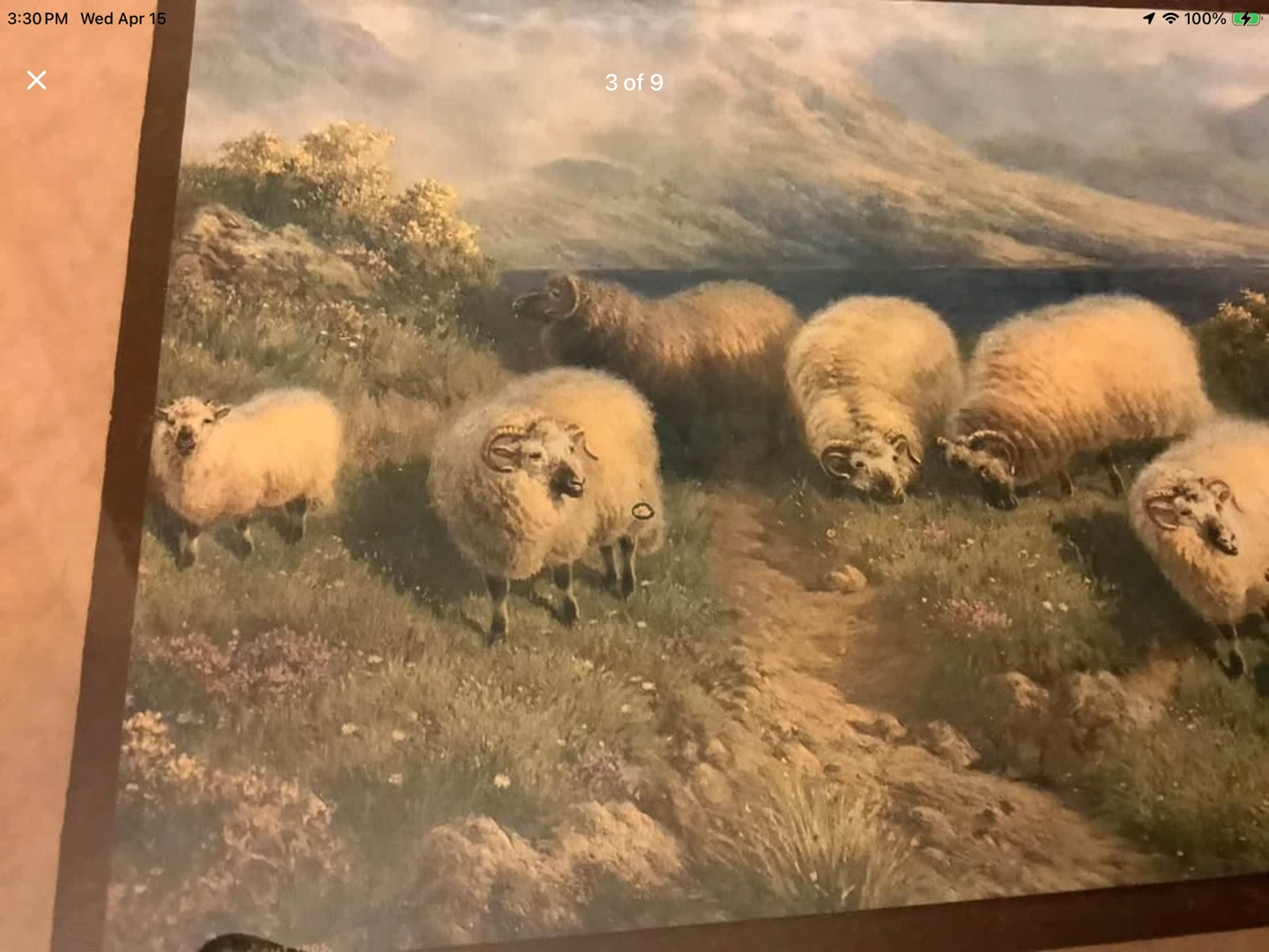 Ant Lithograph “Among the Heather” by Artist J. W. Crane 🐞 - photo 3