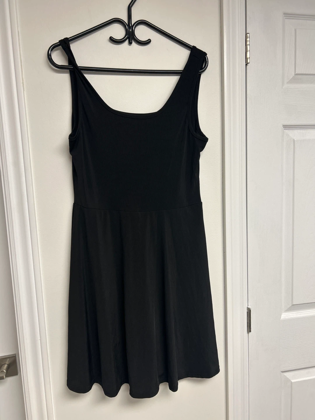 Black Sleeveless Skort Dress