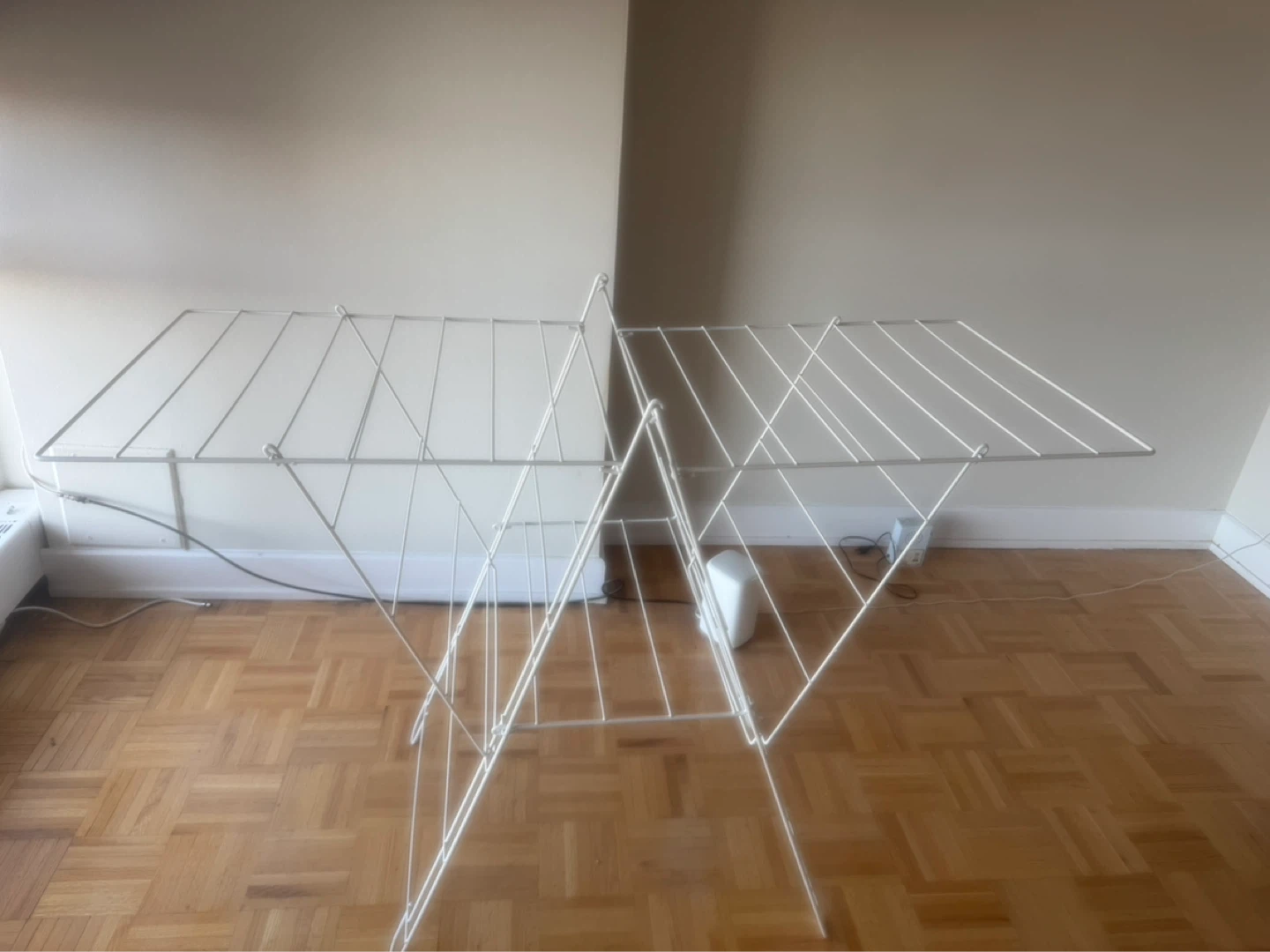IKEA White foldable drying rack