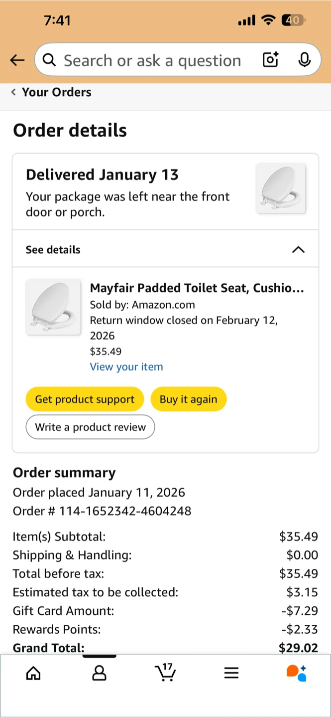 Padded toilet seat - photo 4