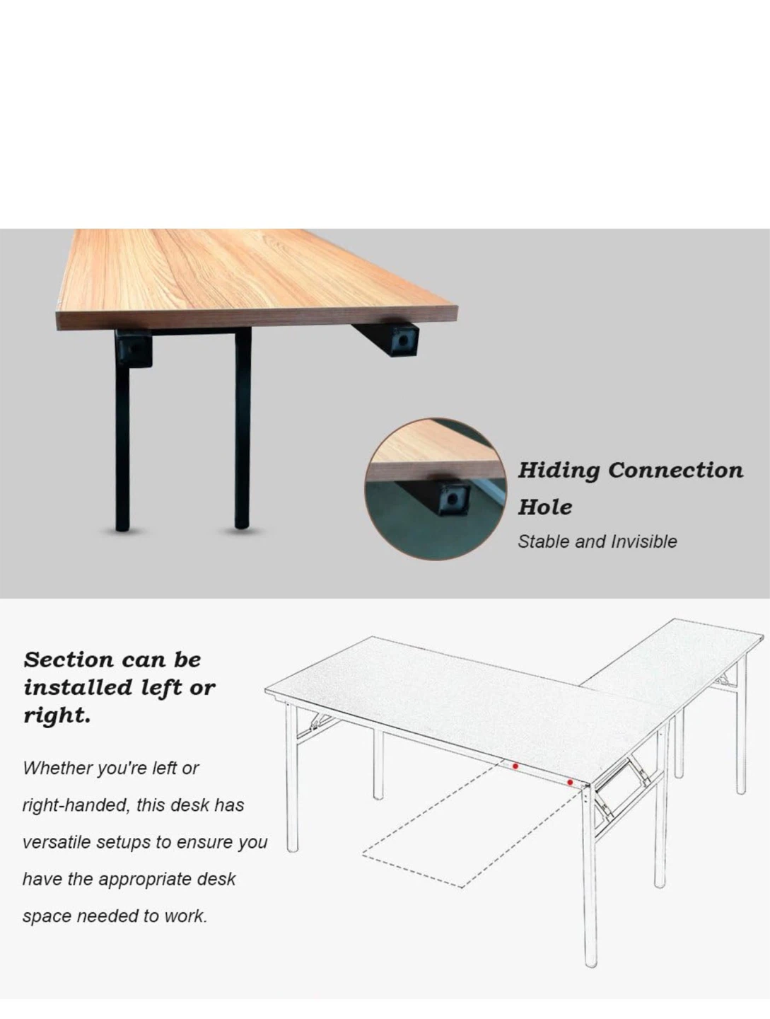 L-Shaped Corner Desk - photo 2