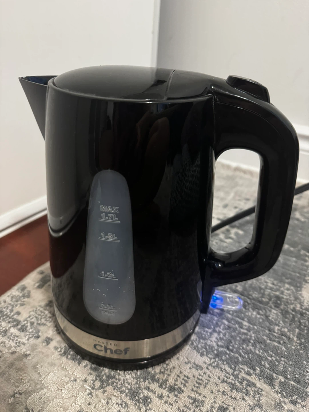 MASTER Chef Black Electric Kettle 1.7L