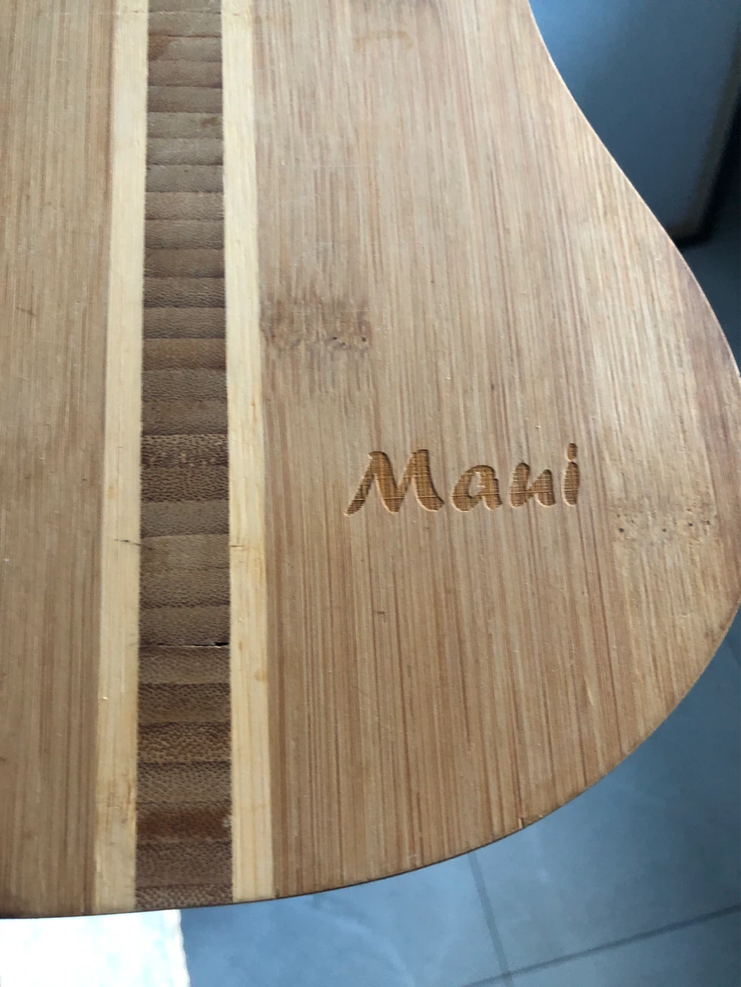 New Wooden Guitar tray from Maui -Hawaii and