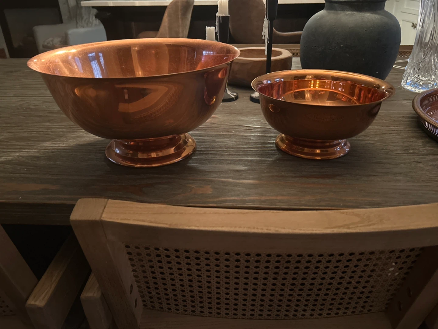 Copercraft Set of 2 Copper Serving Bowls - photo 4