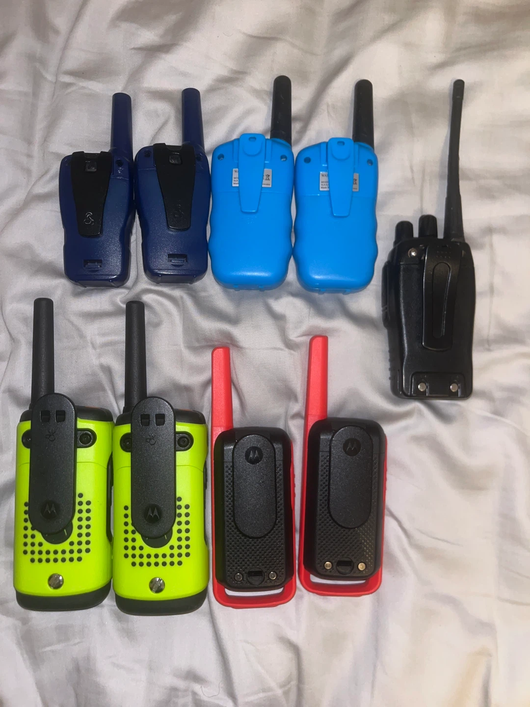 9 Walkie Talkies. Motorola, Baofeng, Scobra, and Bellsouth - photo 2