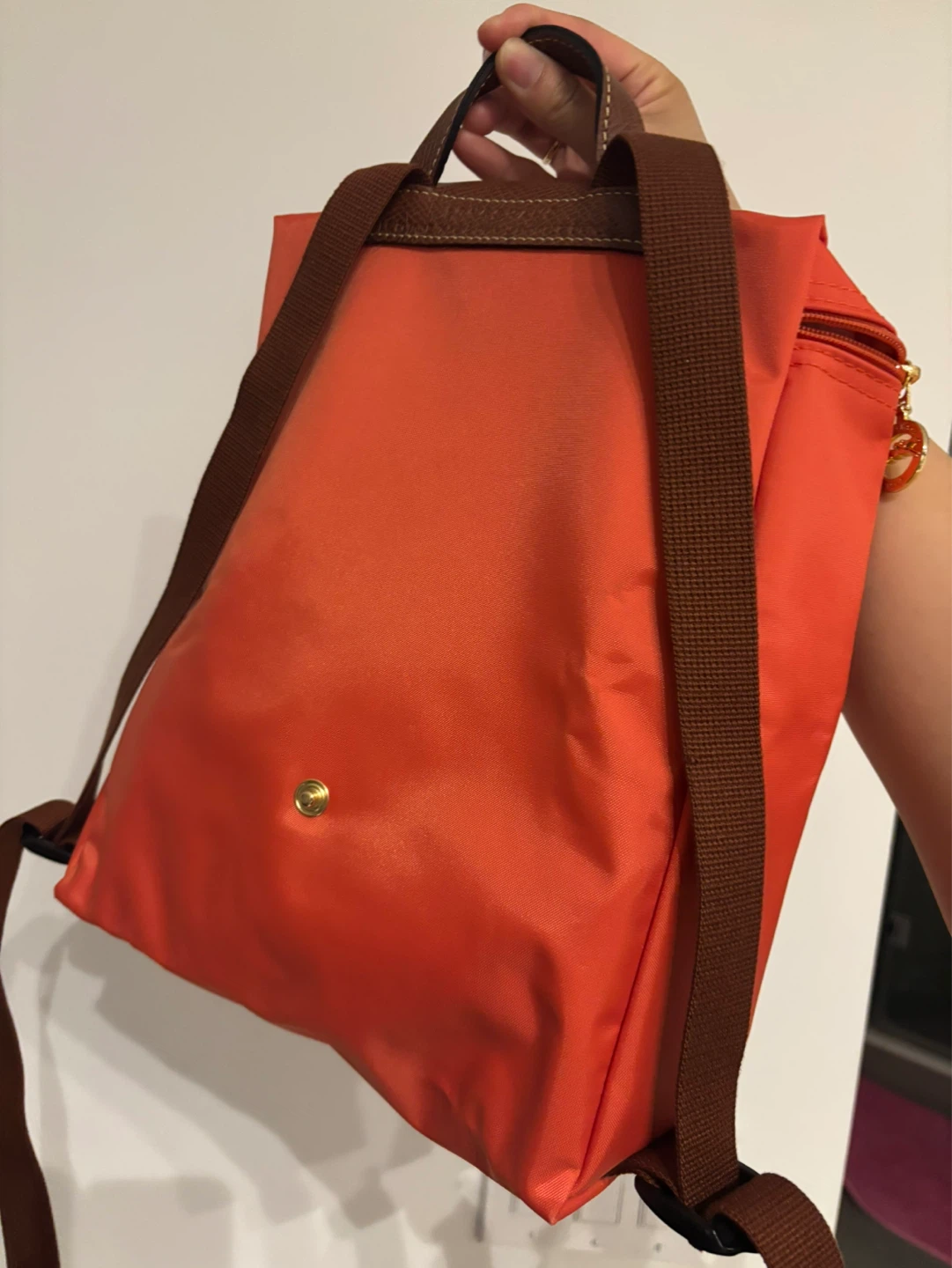 Longchamp Le Pliage Backpack Orange - photo 2