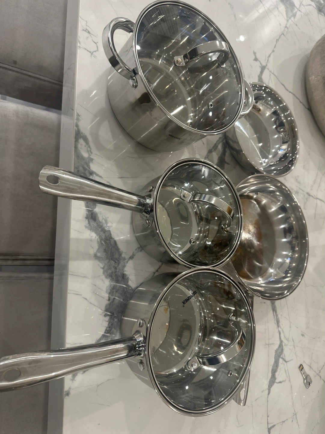 Bergner Stainless Steel Cookware Set