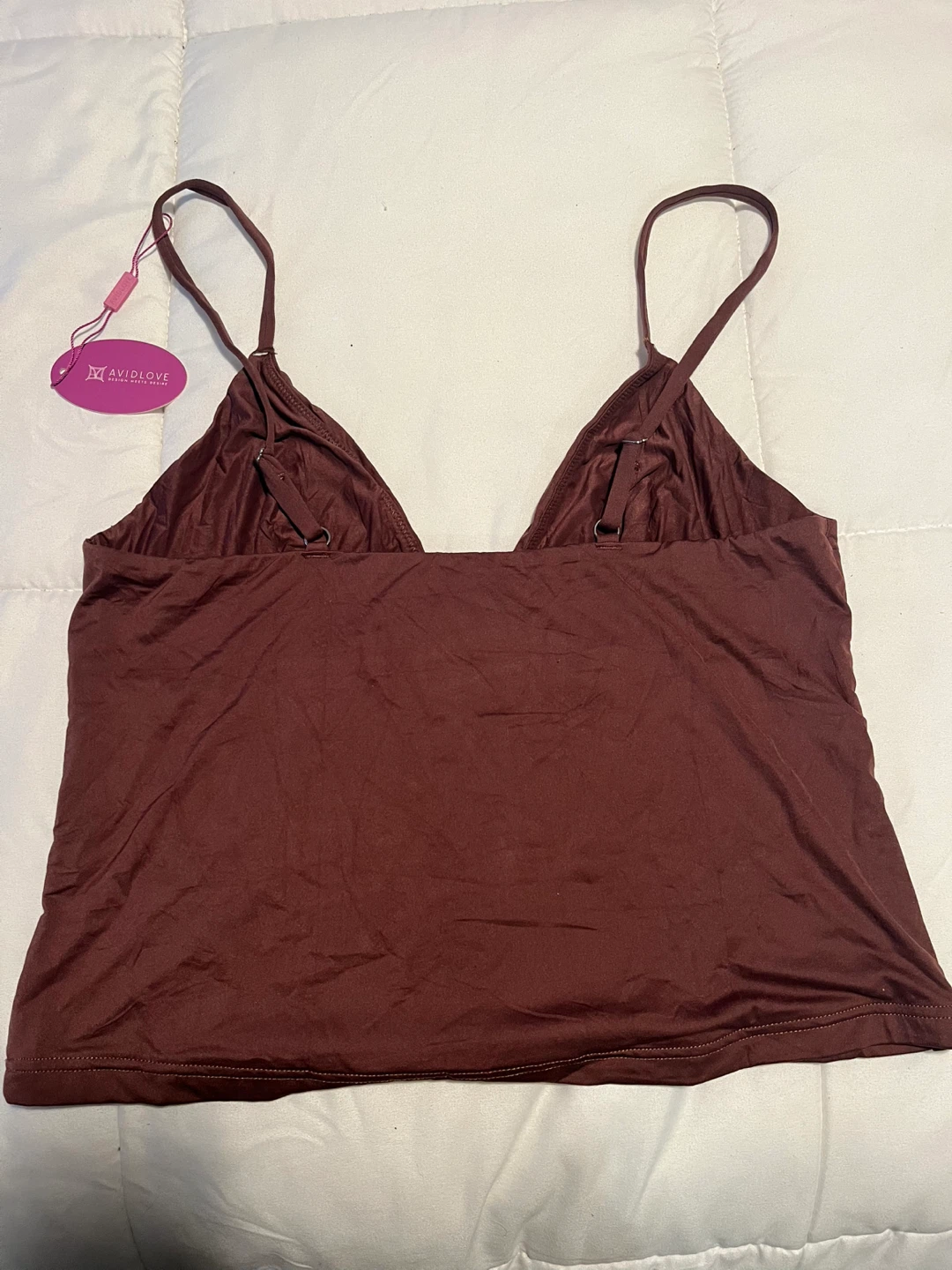 Avidlove Burgundy Camisole Tank Top - photo 2