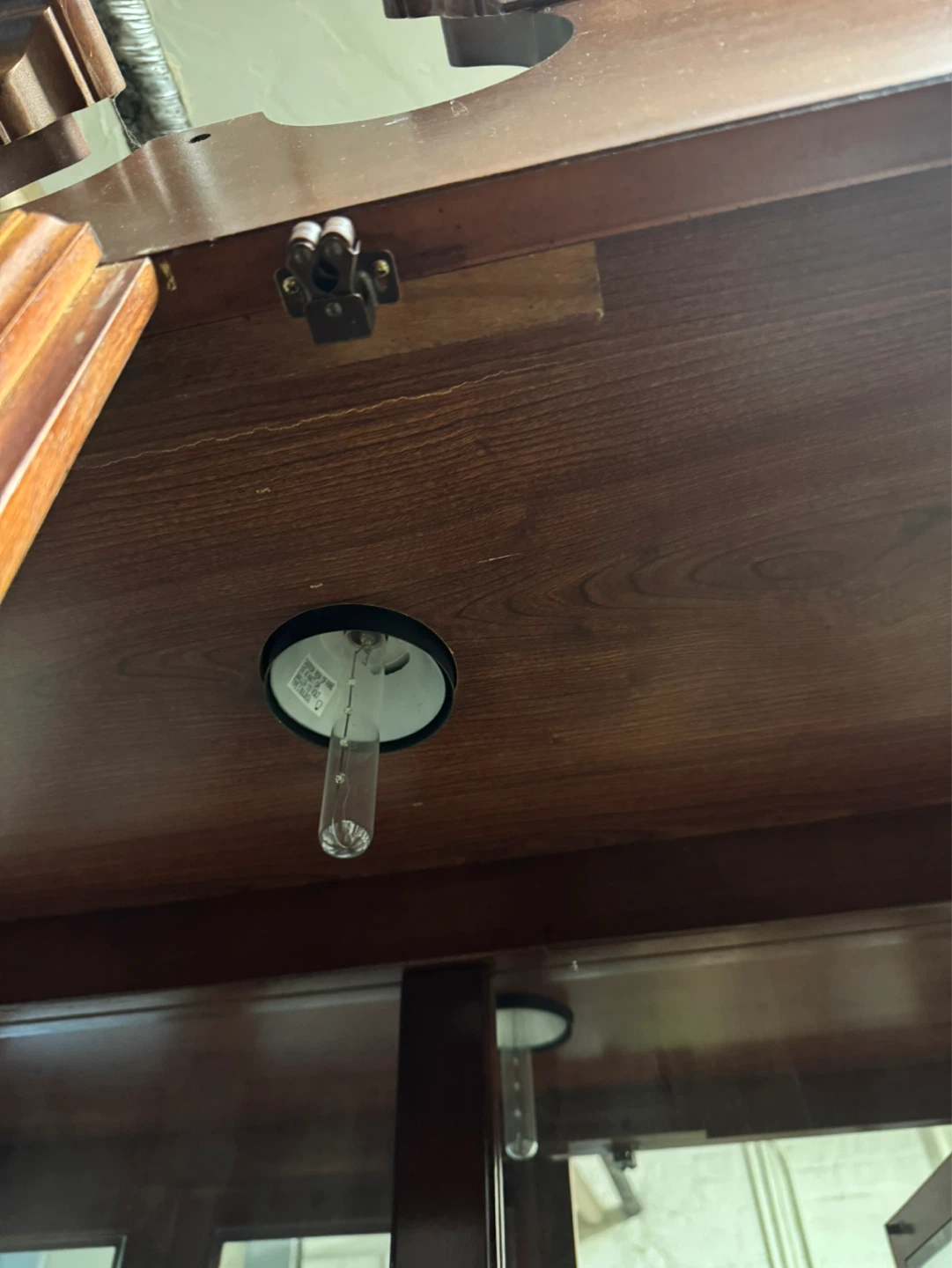 Wooden China Cabinet with Glass Doors - photo 3