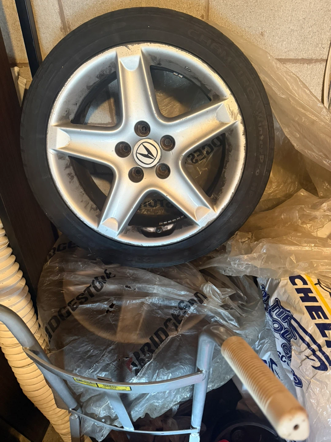 Acura TL stock rims with tires