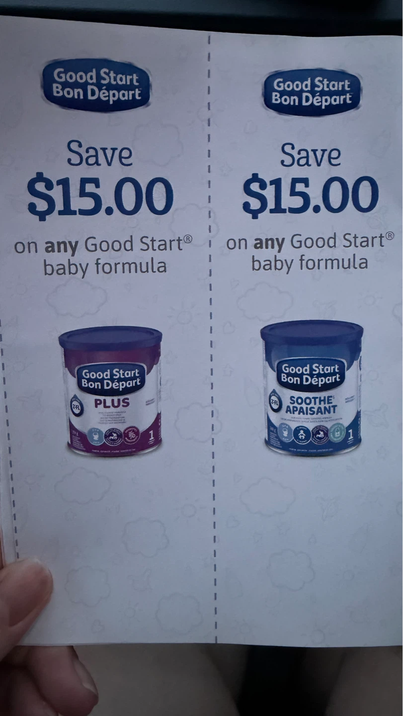 $15 off Good Start baby formula coupon