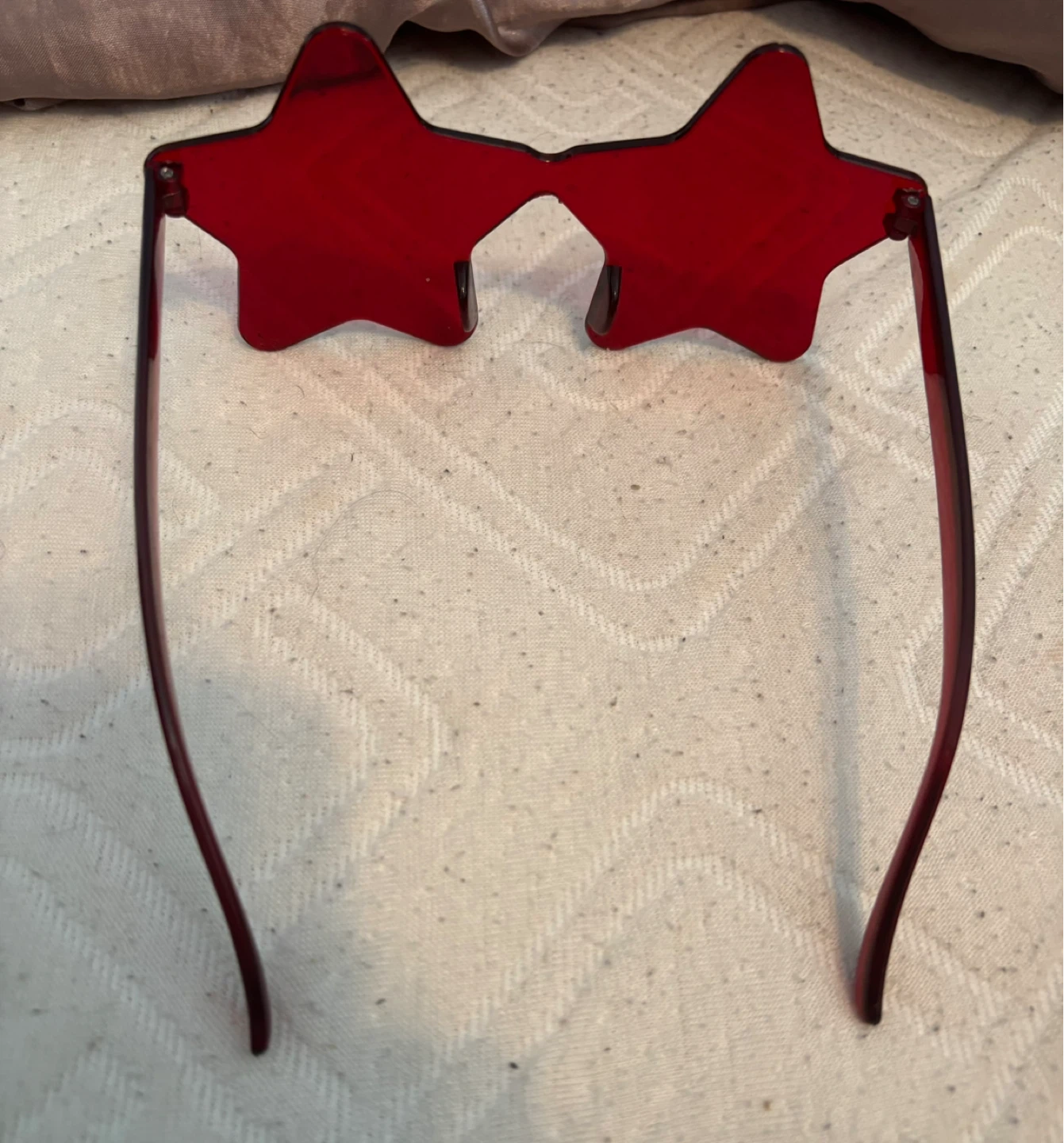 Red Star Shaped Novelty Glasses