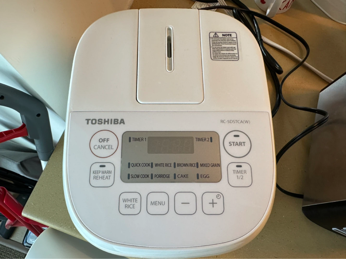 Toshiba RC-5DSTCA(W) Rice Cooker